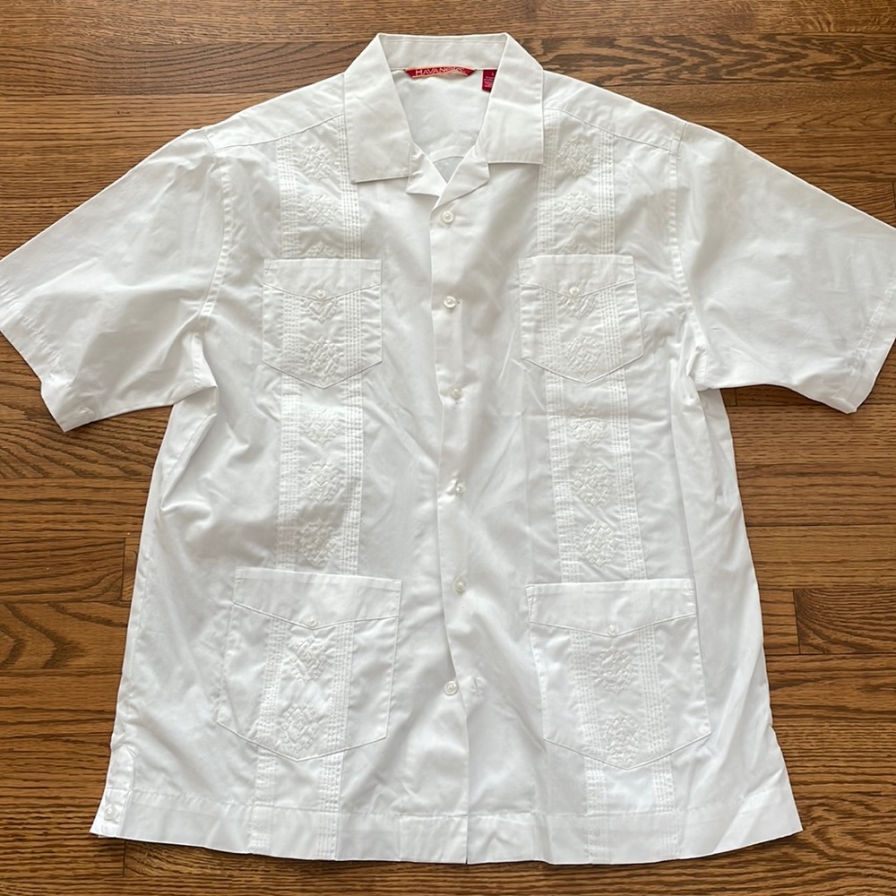 Havanera Co Havana shirt white no stains like new